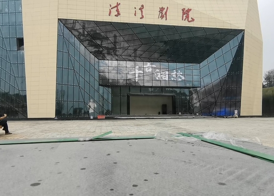 Curtain LED Transparent Screen For Outdoor Advertising DC36V